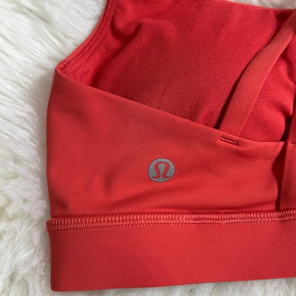 lululemon athletica Strappy Red Sports Bra - Picture 5 of 6